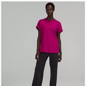 Lululemon All Yours Tee in “Silver Blue”